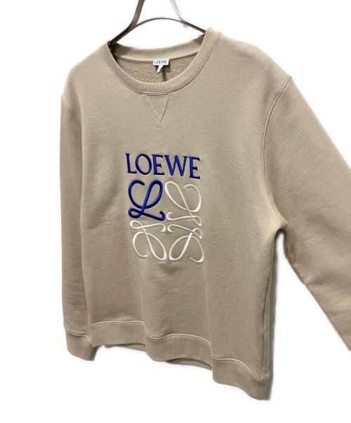 LOEWE（ロエベ）LOEWE (ロエベ) アナグラムスウェット ベージュ サイズ:XLの古着・服飾アイテム