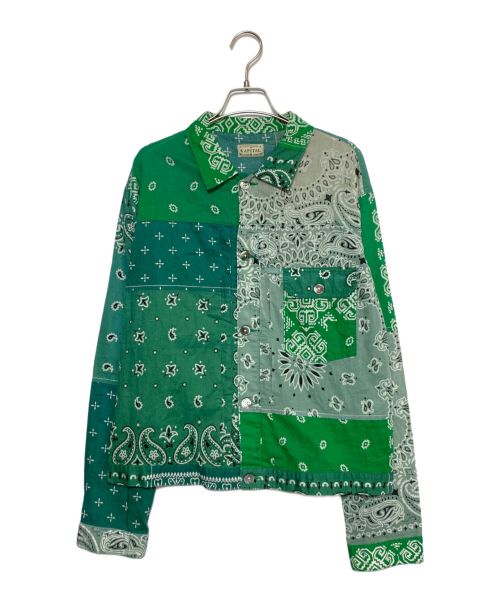 KAPITAL（キャピタル）KAPITAL (キャピタル) バンダナファーストジャケット グリーン サイズ:5の古着・服飾アイテム