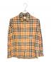 BURBERRY（バーバリー）の古着「ノヴァチェックシャツ」｜ベージュ