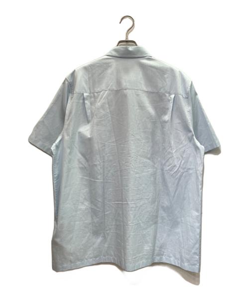 LOUIS VUITTON（ルイ ヴィトン）LOUIS VUITTON (ルイ ヴィトン) エンブロイダード ショートスリーブシャツ スカイブルー サイズ:Lの古着・服飾アイテム