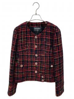 ピーチパピー CHANEL 10A ツイードジャケット レッド ホワイト 楽天市場】未使用品 CHANEL シャネル 20S P64167 ホワイト ブラック
