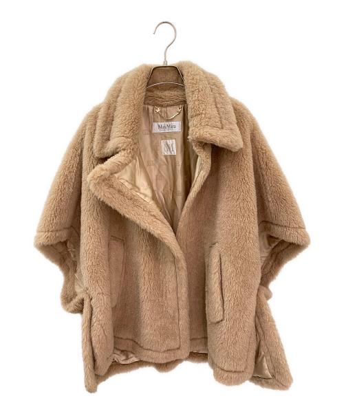 MaxMara（マックスマーラ）MaxMara (マックスマーラ) ティディベアポンチョ ブラウン サイズ:165/88の古着・服飾アイテム