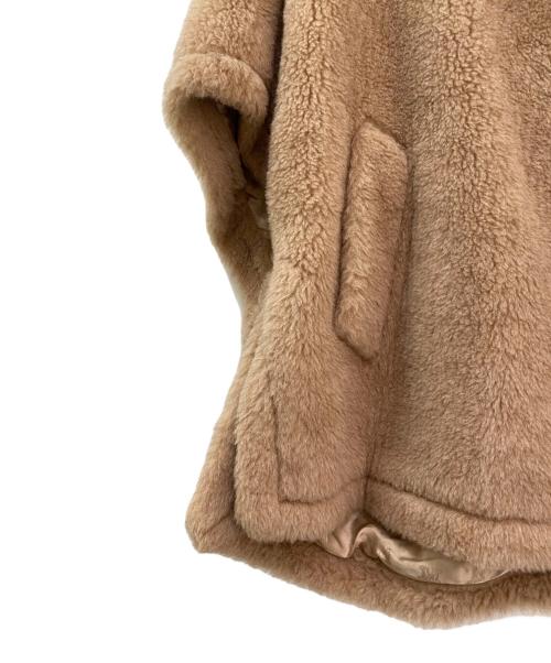 MaxMara（マックスマーラ）MaxMara (マックスマーラ) ティディベアポンチョ ブラウン サイズ:165/88の古着・服飾アイテム