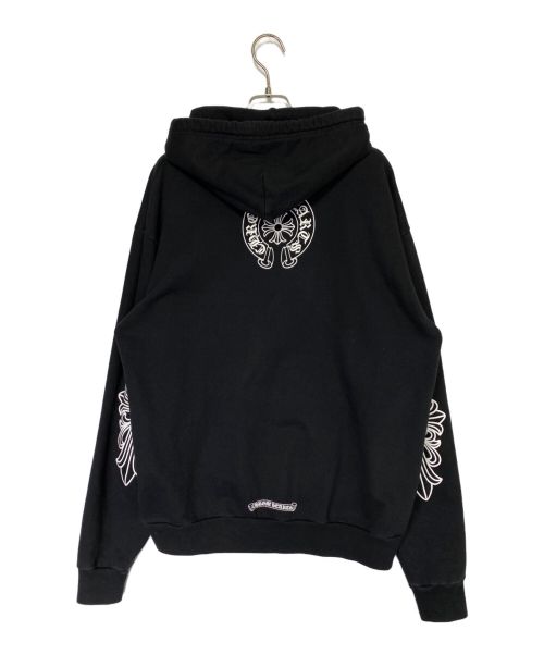 CHROME HEARTS（クロムハーツ）CHROME HEARTS (クロムハーツ) シングルフローラルパーカー ブラック サイズ:Mの古着・服飾アイテム