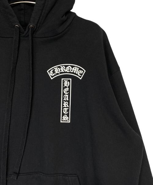 CHROME HEARTS（クロムハーツ）CHROME HEARTS (クロムハーツ) シングルフローラルパーカー ブラック サイズ:Mの古着・服飾アイテム