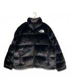SUPREME×THE NORTH FACEシュプリーム×ザ ノース フェイス）の古着「Fur Nuptse Jacket」｜ブラック