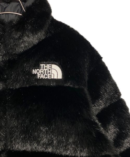 SUPREME（シュプリーム）SUPREME (シュプリーム) THE NORTH FACE (ザ ノース フェイス) Fur Nuptse Jacket ブラック サイズ:Lの古着・服飾アイテム