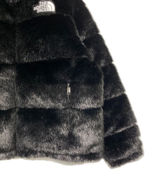 SUPREME（シュプリーム）SUPREME (シュプリーム) THE NORTH FACE (ザ ノース フェイス) Fur Nuptse Jacket ブラック サイズ:Lの古着・服飾アイテム