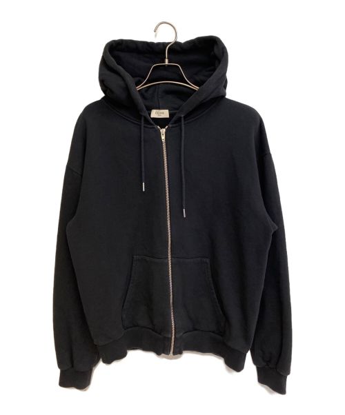 CELINE（セリーヌ）CELINE (セリーヌ) ロゴジップパーカー ブラック サイズ:Sの古着・服飾アイテム