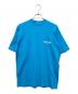 BALENCIAGA（バレンシアガ）の古着「22SS バックキャンペーンロゴTシャツ」｜ブルー