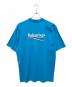 BALENCIAGA (バレンシアガ) 22SS バックキャンペーンロゴTシャツ ブルー サイズ:XXS：31000円