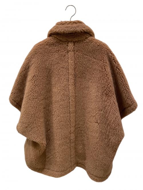 MaxMara（マックスマーラ）MaxMara (マックスマーラ) テディベアケープコート ブラウン サイズ:FREEの古着・服飾アイテム