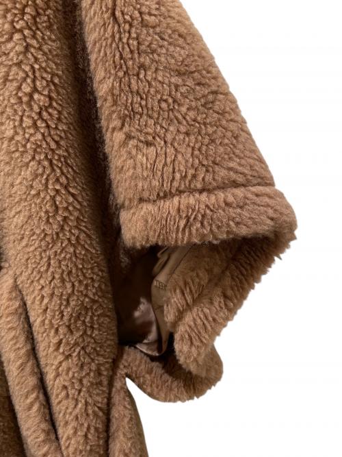 MaxMara（マックスマーラ）MaxMara (マックスマーラ) テディベアケープコート ブラウン サイズ:FREEの古着・服飾アイテム