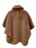 MaxMara (マックスマーラ) テディベアケープコート ブラウン サイズ:FREE：140000円