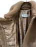 中古・古着 MaxMara (マックスマーラ) テディベアケープコート ブラウン サイズ:FREE：140000円