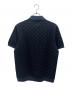LOUIS VUITTON (ルイ ヴィトン) モノグラムツイード半袖ポロシャツ ネイビー サイズ:XL：68000円