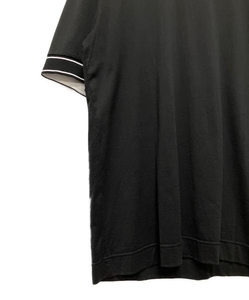 FENDI（フェンディ）FENDI (フェンディ) ハイネックロゴTシャツ ブラック サイズ:XXLの古着・服飾アイテム