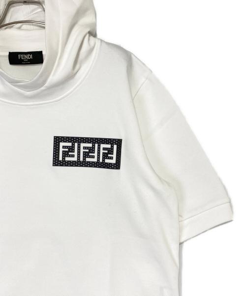 FENDI（フェンディ）FENDI (フェンディ) FFロゴパーカー ホワイト サイズ:54の古着・服飾アイテム