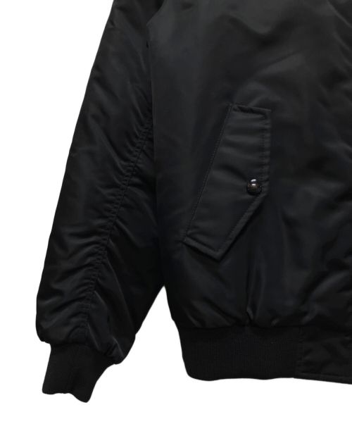 CELINE（セリーヌ）CELINE (セリーヌ) 23AW CELINE by Hedi Slimane セリーヌバイエディスリマン MA-1 ボンバージャケット ブラック サイズ:46の古着・服飾アイテム