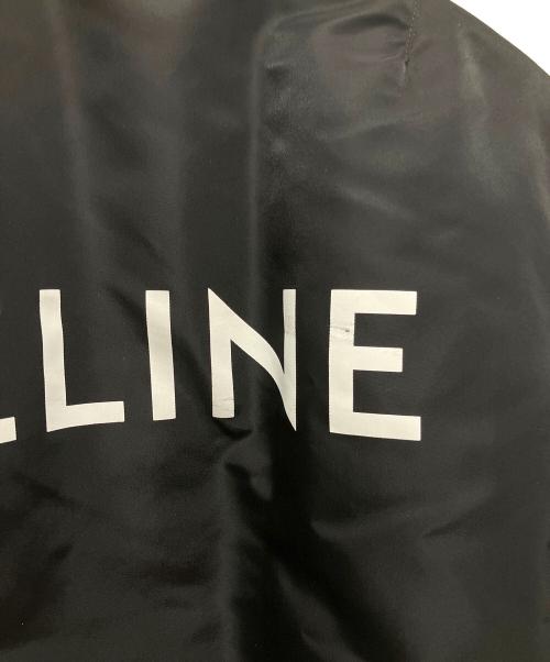 CELINE（セリーヌ）CELINE (セリーヌ) 23AW CELINE by Hedi Slimane セリーヌバイエディスリマン MA-1 ボンバージャケット ブラック サイズ:46の古着・服飾アイテム