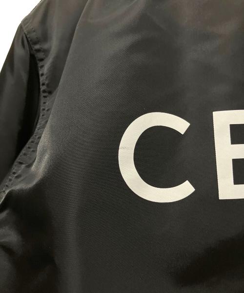 CELINE（セリーヌ）CELINE (セリーヌ) 23AW CELINE by Hedi Slimane セリーヌバイエディスリマン MA-1 ボンバージャケット ブラック サイズ:46の古着・服飾アイテム