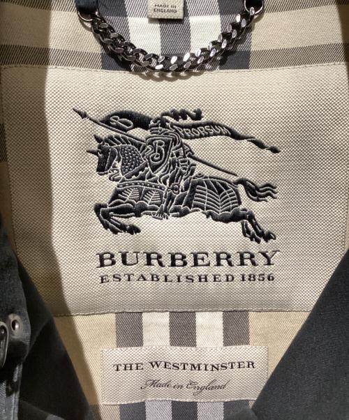 BURBERRY（バーバリー）BURBERRY (バーバリー) ウエストミンスター/トレンチコート ブラック サイズ:52の古着・服飾アイテム