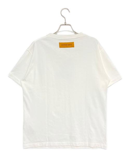 LOUIS VUITTON（ルイ ヴィトン）LOUIS VUITTON (ルイ ヴィトン) LVペンダントエンブロイダリーTシャツ ホワイト サイズ:Mの古着・服飾アイテム