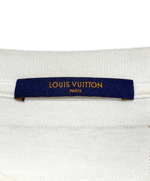 LOUIS VUITTON（ルイ ヴィトン）LOUIS VUITTON (ルイ ヴィトン) LVペンダントエンブロイダリーTシャツ ホワイト サイズ:Mの古着・服飾アイテム
