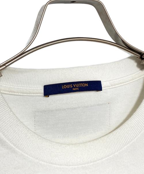 LOUIS VUITTON（ルイ ヴィトン）LOUIS VUITTON (ルイ ヴィトン) LVペンダントエンブロイダリーTシャツ ホワイト サイズ:Mの古着・服飾アイテム
