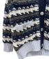中古・古着 CHANEL (シャネル) ココボタンローゲージニットカーディガン ネイビー サイズ:36：290000円