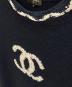 中古・古着 CHANEL (シャネル) ココマーク カシミヤ混ニット ネイビー サイズ:36：230000円