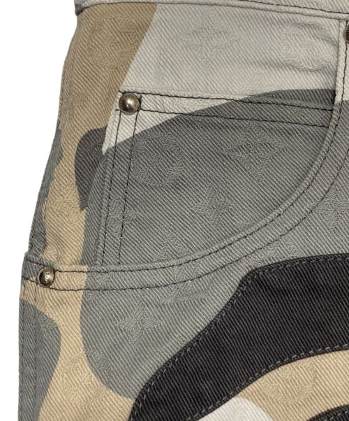 LOUIS VUITTON（ルイ ヴィトン）LOUIS VUITTON (ルイ ヴィトン) カモフラモノグラムデニムパンツ サイズ:31の古着・服飾アイテム