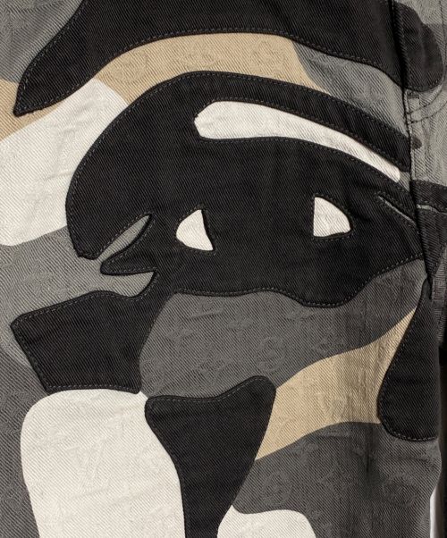 LOUIS VUITTON（ルイ ヴィトン）LOUIS VUITTON (ルイ ヴィトン) カモフラモノグラムデニムパンツ サイズ:31の古着・服飾アイテム