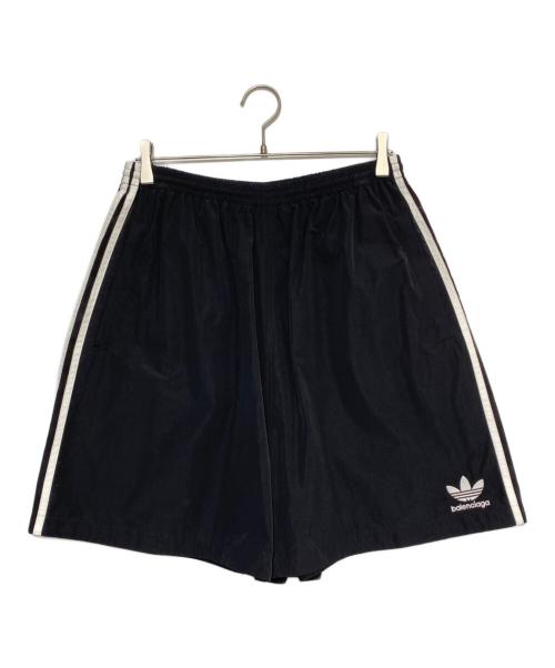 BALENCIAGA（バレンシアガ）BALENCIAGA (バレンシアガ) adidas (アディダス) ナイロンハーフパンツ ブラック サイズ:50の古着・服飾アイテム
