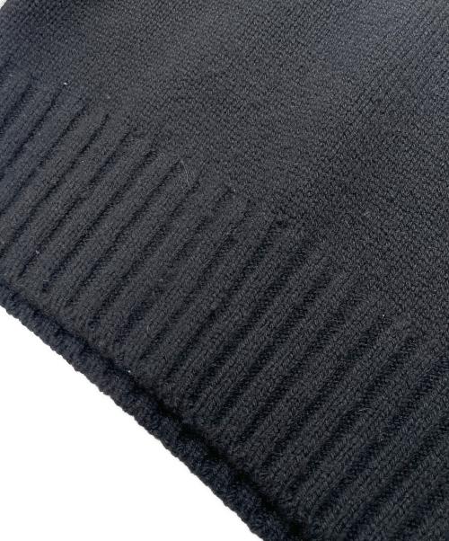 CHANEL（シャネル）CHANEL (シャネル) カメリアパッチ ニット ブラック サイズ:42の古着・服飾アイテム