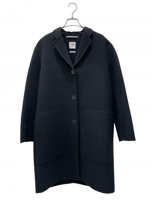 HERMES（エルメス）HERMES (エルメス) カシミヤダブルフェイスコート ブラック サイズ:40の古着・服飾アイテム
