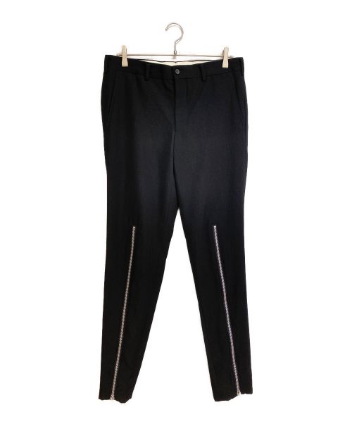COMME des GARCONS HOMME PLUS（コムデギャルソンオムプリュス）COMME des GARCONS HOMME PLUS (コムデギャルソンオムプリュス) ジップパンツ ブラック サイズ:Mの古着・服飾アイテム