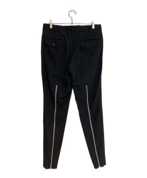 COMME des GARCONS HOMME PLUS（コムデギャルソンオムプリュス）COMME des GARCONS HOMME PLUS (コムデギャルソンオムプリュス) ジップパンツ ブラック サイズ:Mの古着・服飾アイテム