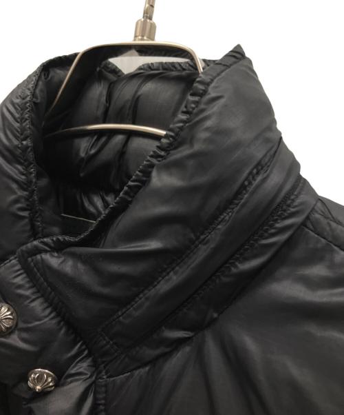CHROME HEARTS（クロムハーツ）CHROME HEARTS (クロムハーツ) クロスボールダガージップダウンジャケット ブラック サイズ:Sの古着・服飾アイテム