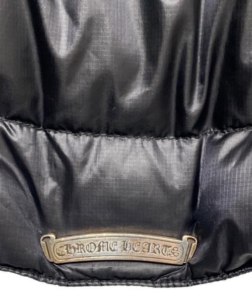 CHROME HEARTS（クロムハーツ）CHROME HEARTS (クロムハーツ) クロスボールダガージップダウンジャケット ブラック サイズ:Sの古着・服飾アイテム