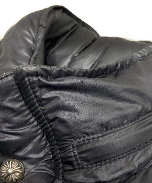 CHROME HEARTS（クロムハーツ）CHROME HEARTS (クロムハーツ) クロスボールダガージップダウンジャケット ブラック サイズ:Sの古着・服飾アイテム