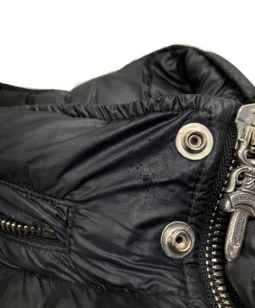 CHROME HEARTS（クロムハーツ）CHROME HEARTS (クロムハーツ) クロスボールダガージップダウンジャケット ブラック サイズ:Sの古着・服飾アイテム