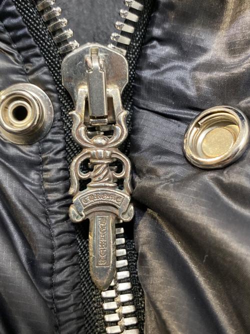 CHROME HEARTS（クロムハーツ）CHROME HEARTS (クロムハーツ) ダウンジャケット ブラック サイズ:Sの古着・服飾アイテム