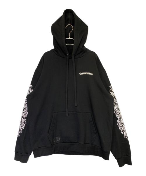 CHROME HEARTS（クロムハーツ）CHROME HEARTS (クロムハーツ) ダガーアイチャートパーカー ブラック サイズ:Lの古着・服飾アイテム