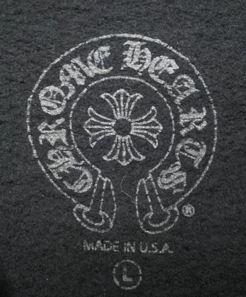 CHROME HEARTS（クロムハーツ）CHROME HEARTS (クロムハーツ) ダガーアイチャートパーカー ブラック サイズ:Lの古着・服飾アイテム