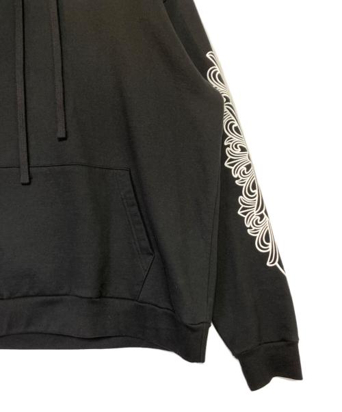 CHROME HEARTS（クロムハーツ）CHROME HEARTS (クロムハーツ) ダガーアイチャートパーカー ブラック サイズ:Lの古着・服飾アイテム