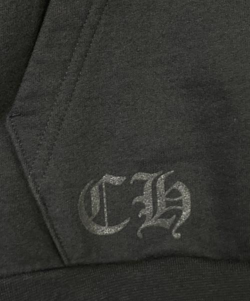 CHROME HEARTS（クロムハーツ）CHROME HEARTS (クロムハーツ) ダガーアイチャートパーカー ブラック サイズ:Lの古着・服飾アイテム