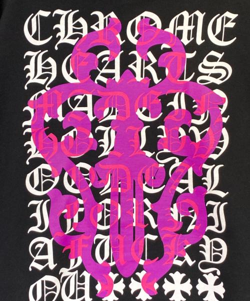 CHROME HEARTS（クロムハーツ）CHROME HEARTS (クロムハーツ) ダガーアイチャートパーカー ブラック サイズ:Lの古着・服飾アイテム