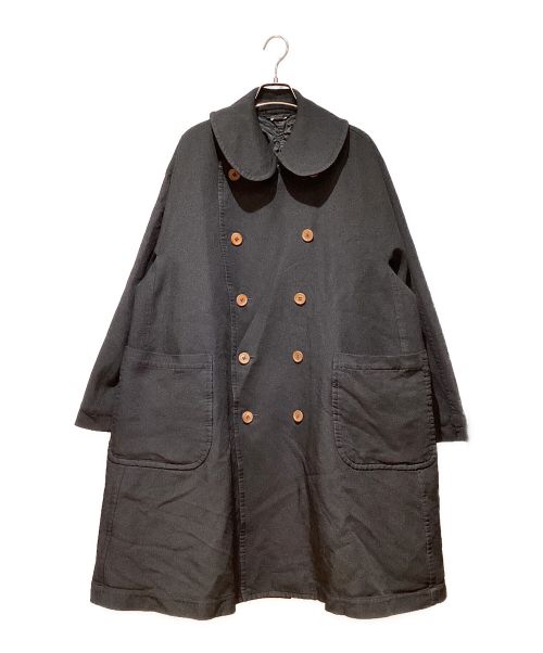 COMME des GARCONS（コムデギャルソン）COMME des GARCONS (コムデギャルソン) ポリ縮オーバーサイズコート ブラック サイズ:Mの古着・服飾アイテム