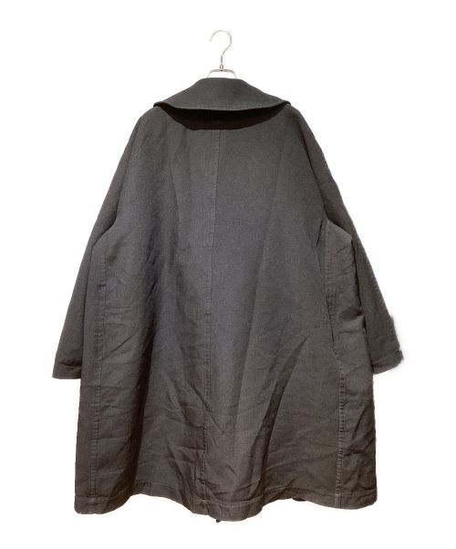 COMME des GARCONS（コムデギャルソン）COMME des GARCONS (コムデギャルソン) ポリ縮オーバーサイズコート ブラック サイズ:Mの古着・服飾アイテム